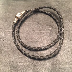 Leather pandora bracelet
