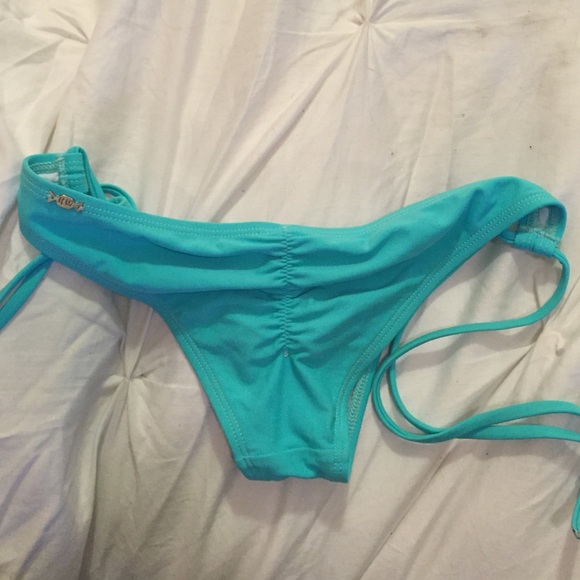 Teal bathing suit bottom