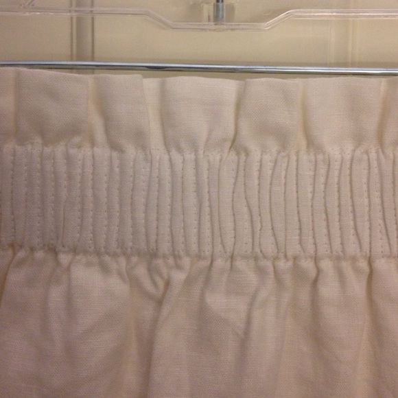 White linen J Crew skirt - Picture 2 of 2