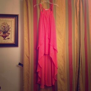 Maxi Ruffled High-Low Dress