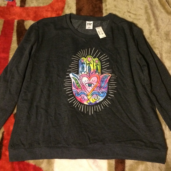 Black hipster sweater