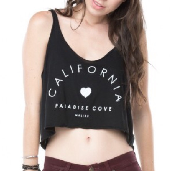 Brandy Melville California Paradise Cove Crop Top