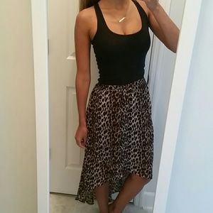 Jaguar high low skirt