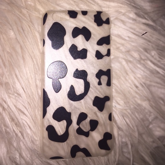 Iphone 6 cheetah transparent case 😊