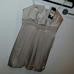 BCBG strapless cocktail  dress