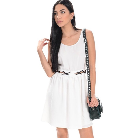 Adorable Ivory Cut Out Skater