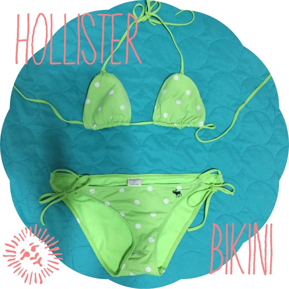 Lime Green Abercrombie Bikini Set