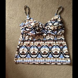 Twist Front Tankini Top