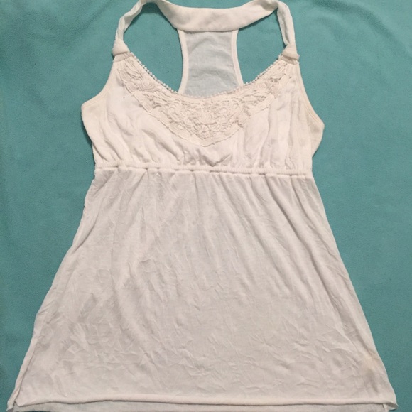 White summer baby doll tank