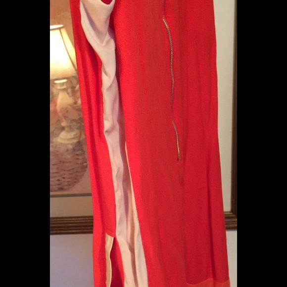 ❤️NWT/Love Riche/Hi-Lo/Coral/Cream/Orange/Sz SM - Picture 4 of 4