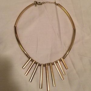 Gold spiked necklace