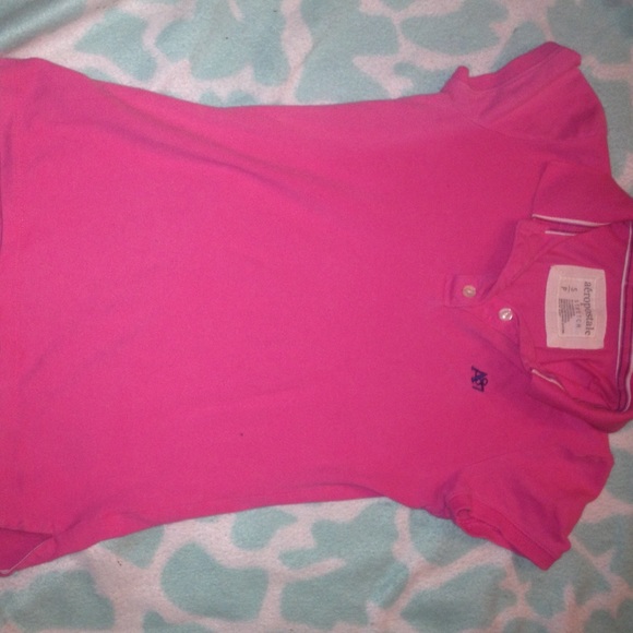 pink Aeropostale polo