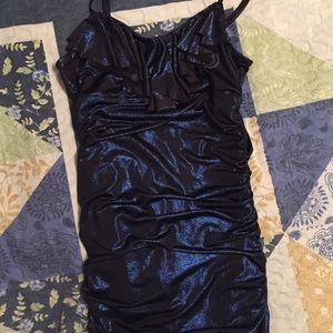 Royal blue form fitting dress