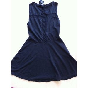 Brandy Melville mesh cross skater dress