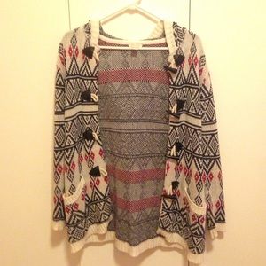 Forever 21 Hooded Cardigan