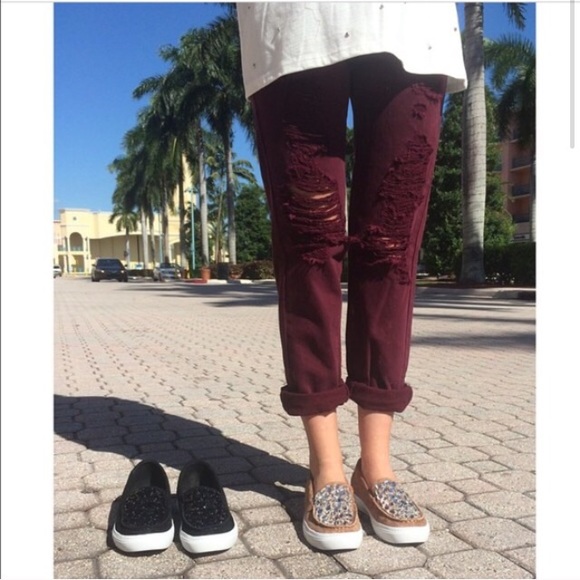 LF Carmar relaxed fit distressed jeans