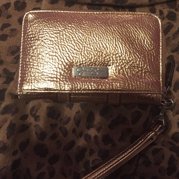 Jessica Simpson rose gold wristlet - Picture 2 of 2