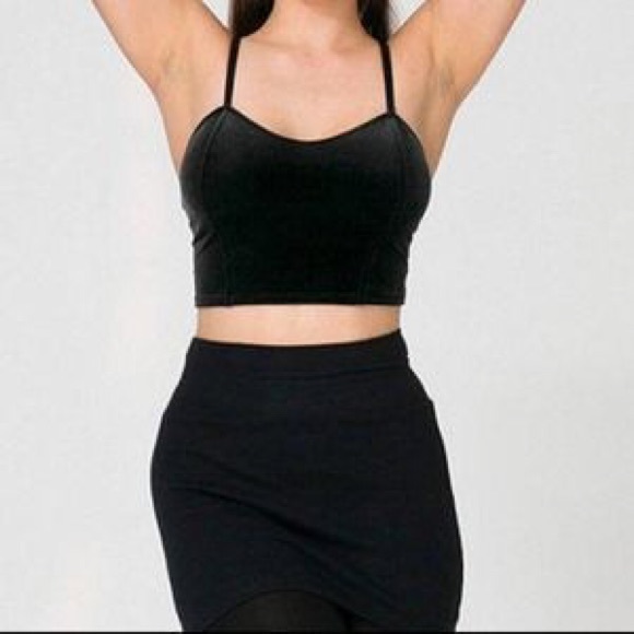 Velvet Black Bustier