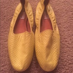 Lanvin Vibrant Yellow Flats