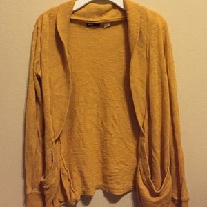 Mustard yellow cardigan