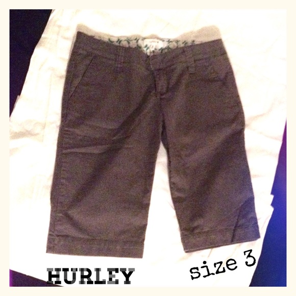 ⚡️2/$15⚡️HURLEY LOWRISE SHORTS. GREY  SIZE 3😍‼️ - Picture 4 of 4