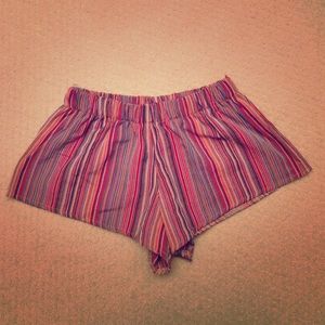 ❌SOLD❌Brandy Melville stripped shorts