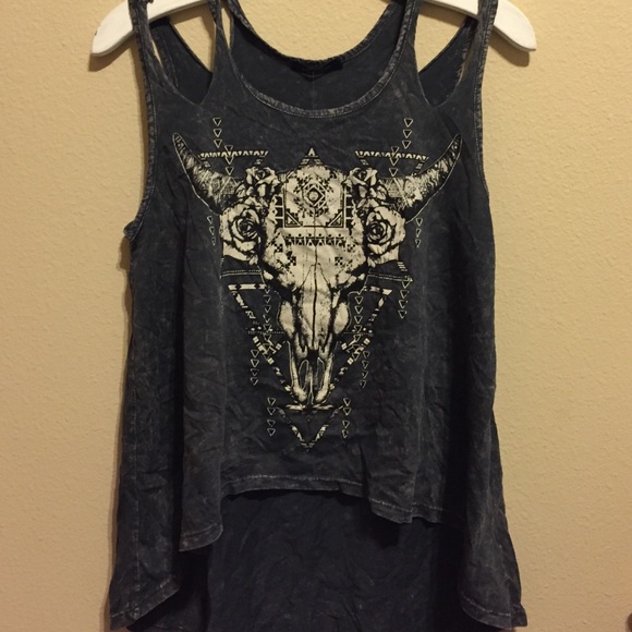 Dark grey tank