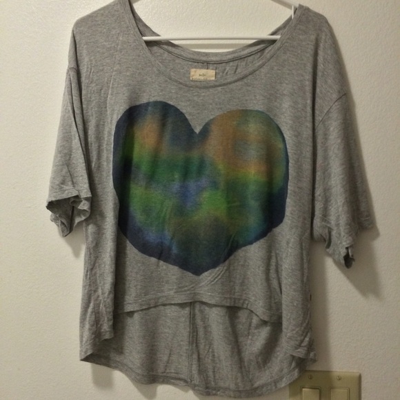 Urban outfitters grey graphic top