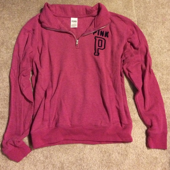 PINK Purple Quarter Zip