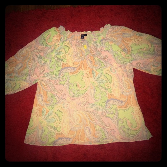 Pastel Paisley Blouse