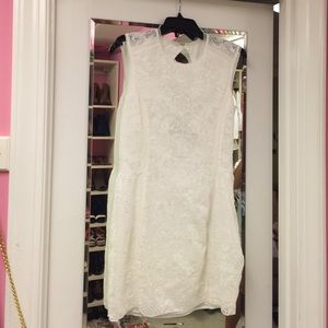 White lace dolce vita dress