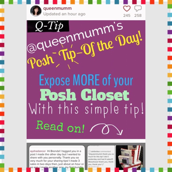 Q-Tips helping Poshers sell, sell, sell. - Picture 2 of 2