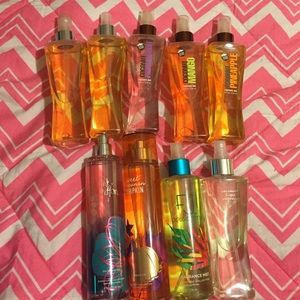 Eight Bath & Body Works Fragrance Mists