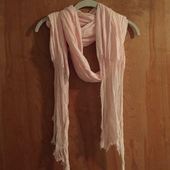 Light Pink Gauze Scarf - Picture 2 of 4