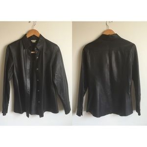 Buzz 83 leather shirt