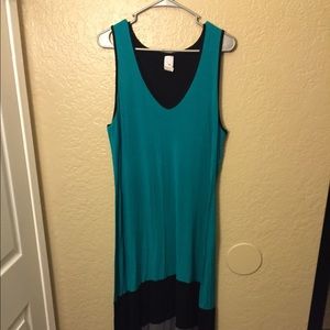 Three colored Maxi dress