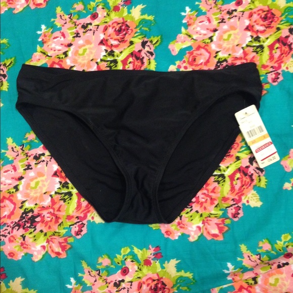 NWT! Tommy Bahama black bikini bottoms