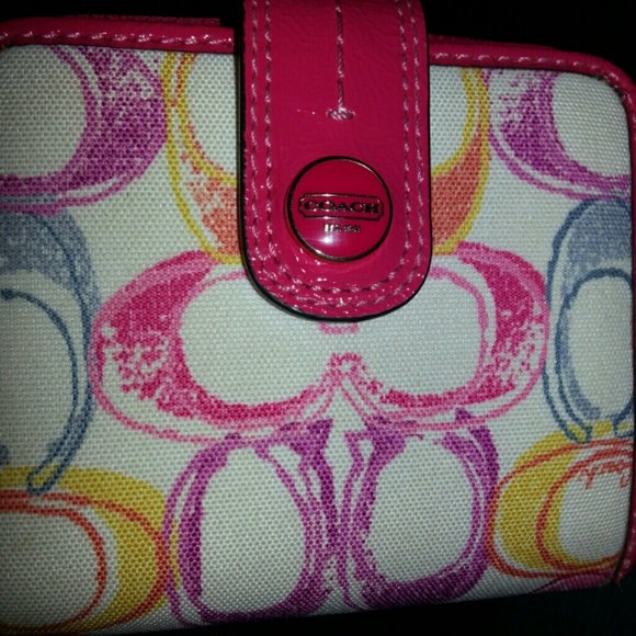 Authentic COACH "Scribble" wallet