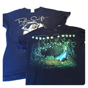 2 Taylor swift concert tees, both size small