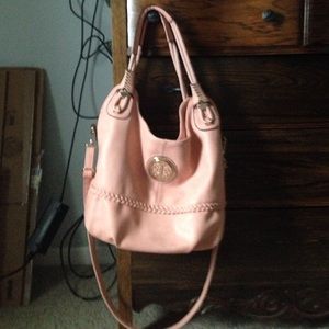 Large baby pink purse