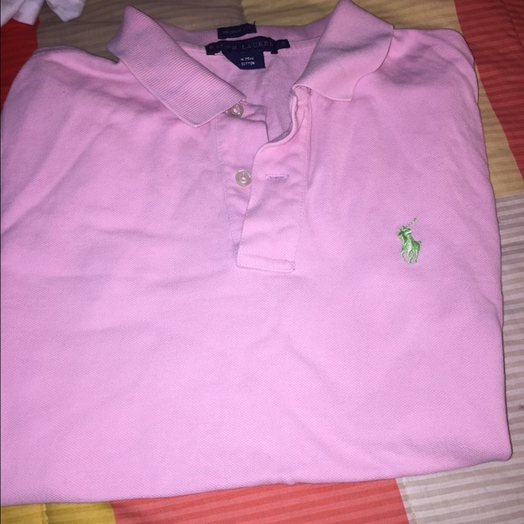 Pink Ralph Lauren Shirt