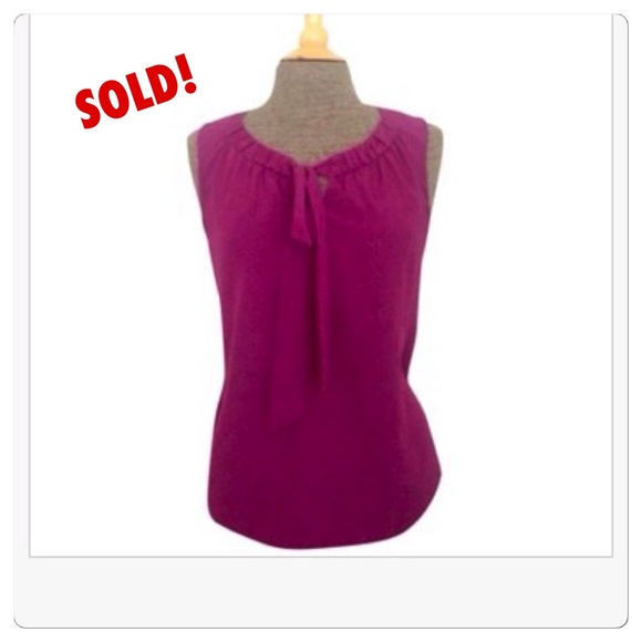 Loft xs purple blouse