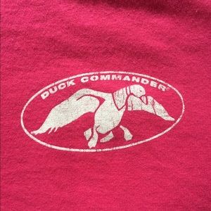 Duck commanders pink  cotton tee