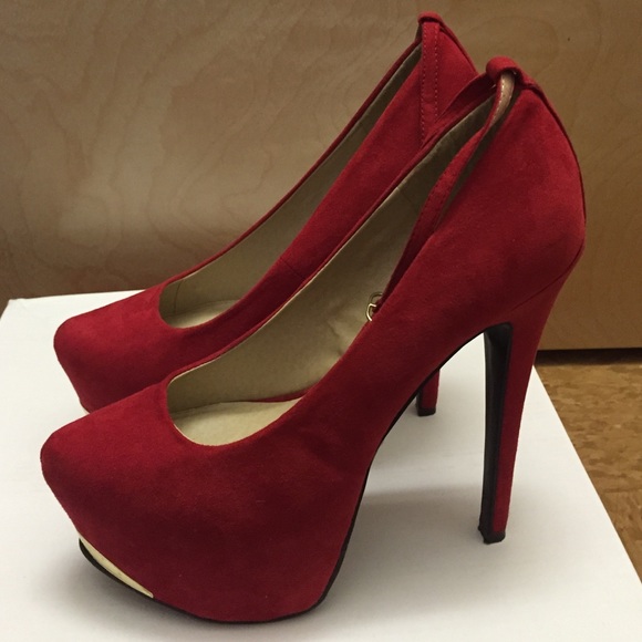 JustFab Red Heels