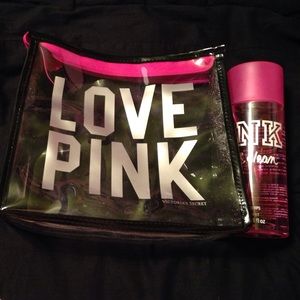 VS PINK makeup bags