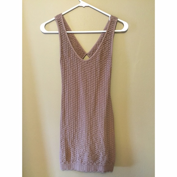 Whitney Eve stretch mini-dress with open back