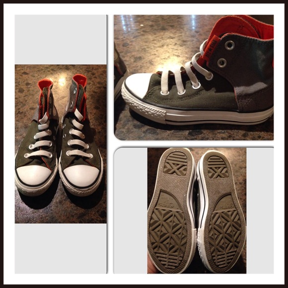 Boys Converse Velcro high tops