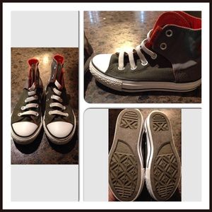 Boys Converse Velcro high tops