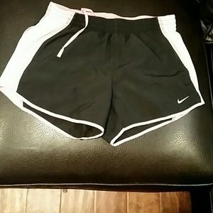 NIKE dri fit shorts with liner and inside pocket