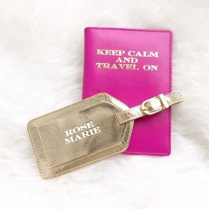 Passport Cover and Luggage Tag Personalized!